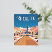 Rhyolite USA ポストカード (スタンド正面)