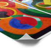 Rhythm by Robert Dellaunay ポスター (角)