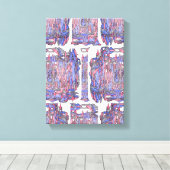 Rhythm of the Deep: Abstract Expression キャンバスプリント (インサイチュ (ウッドフロア))