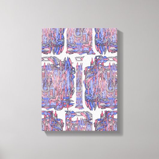 Rhythm of the Deep: Abstract Expression キャンバスプリント (正面)