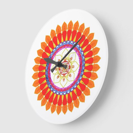 Rhythmic Euphoria clock ラージ壁時計 (傾斜)