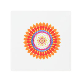 Rhythmic Euphoria Mandala  メタルプリント