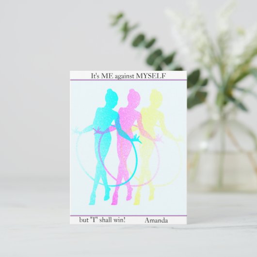 Rhythmic Gumstics Reflections Me, Self & I ポストカード (スタンド正面)