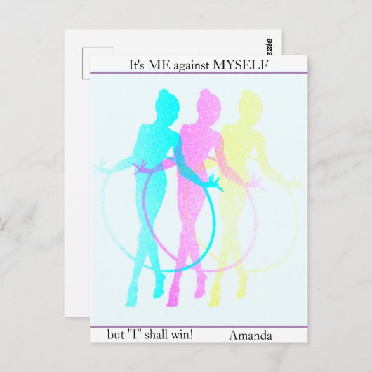 Rhythmic Gumstics Reflections Me, Self & I ポストカード (正面/裏面)