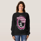 rhythmic gymnastics  baton twirling retro for girl スウェットシャツ (正面フル)