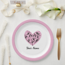 Rhythmic Gymnastics Birthday Party paper plate ペーパープレート