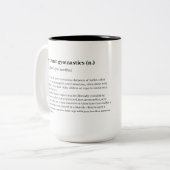 Rhythmic Gymnastics Definition ツートーンマグカップ (正面左)