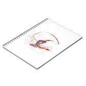 Rhythmic gymnastics in watercolor ノートブック (左側)