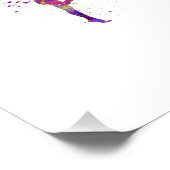 Rhythmic gymnastics in watercolor フォトプリント            (角)