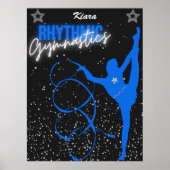 Rhythmic Gymnastics Ribbon and Stars ポスター (正面)