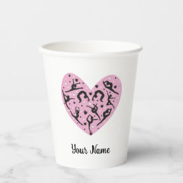 Rhythmic Gymnastics Travel Mug with Lid 紙コップ