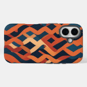 Rhythmic Pattern inspired by Carpet Weaving Case-Mate iPhoneケース (裏面 (横))