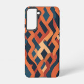 Rhythmic Pattern inspired by Carpet Weaving Samsung Galaxyケース (裏面)