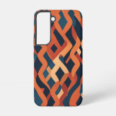 Rhythmic Pattern inspired by Carpet Weaving Samsung Galaxyケース (裏面)