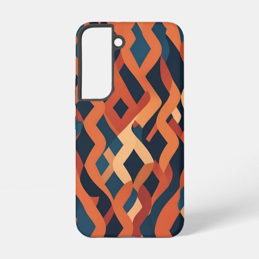 Rhythmic Pattern inspired by Carpet Weaving Samsung Galaxyケース (裏面)