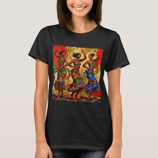 Rhythms in Colour – Black History Celebration Tシャツ (正面)