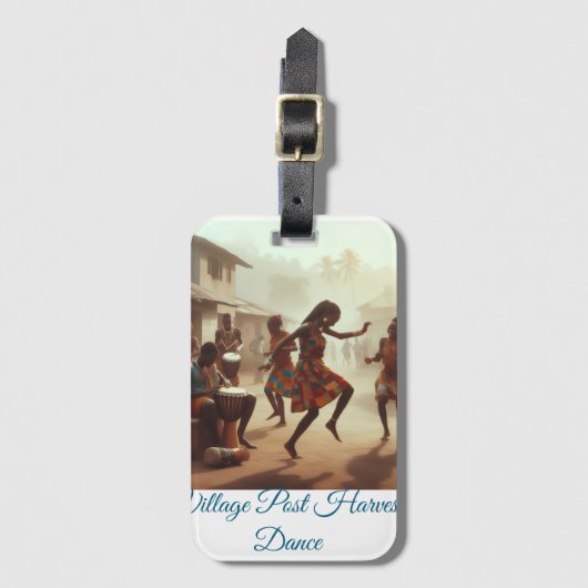 Rhythms of Abundance: Post-Harvest Joy ラゲッジタグ (正面縦)