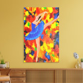 Rhythms of Fire キャンバスプリント (インサイチュ (リビング))