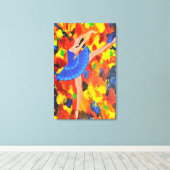 Rhythms of Fire キャンバスプリント (インサイチュ (ウッドフロア))