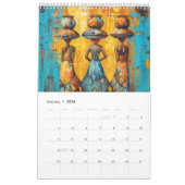 Rhythms of Life – African Women in Motion カレンダー (1月 2026)