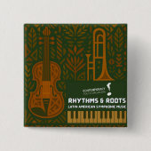 Rhythms & Roots Button 缶バッジ (正面)