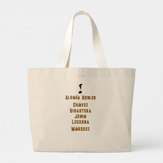 Rhythms & Roots Tote Bag ラージトートバッグ (裏面)
