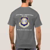 RIの対空警戒員の281st戦闘コミュニケーションティー Tシャツ (裏面)
