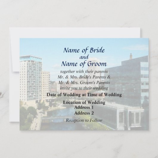 RIプロビデンスRIスカイライン 招待状 (正面)