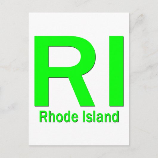 RIロードアイランドプレーングリーン ポストカード (正面)