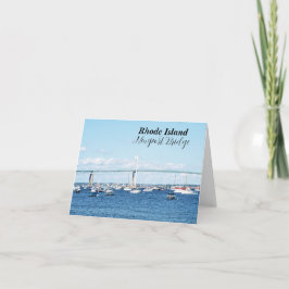 RI Newport Bridgeノートカード カード
