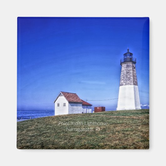 RI Point Judith Light house マグネット (正面)