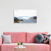 Ría de Ferrol (A Coruña)/Estuary of Ferrol キャンバスプリント (インサイチュ (リビング))