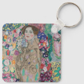 Ria Munkの死後のポートレートバイグスタフクリムト キーホルダー (裏面)