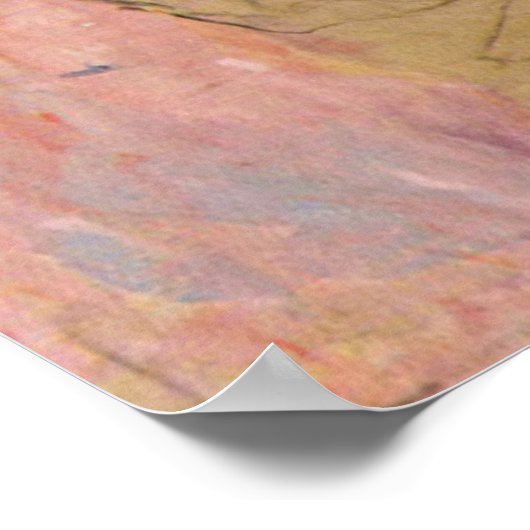 Ria Munkの死後のポートレートバイグスタフクリムト ポスター (角)