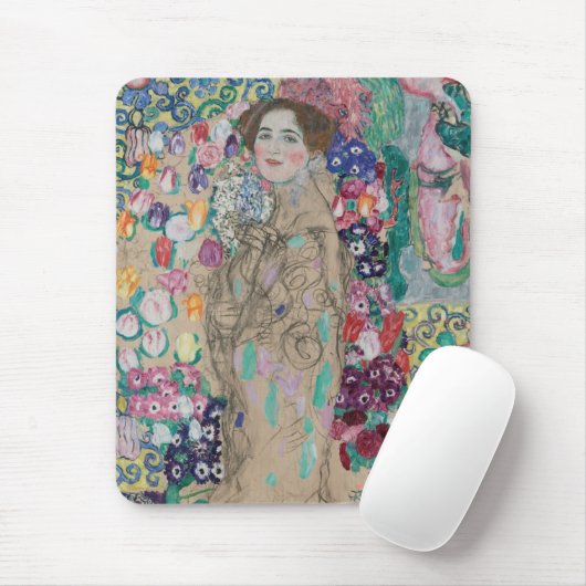 Ria Munkの死後のポートレートバイグスタフクリムト マウスパッド (マウス)