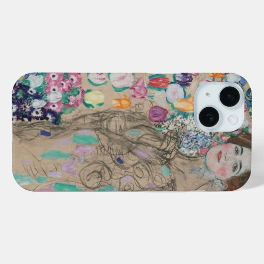 Ria Munkの死後のポートレートバイグスタフクリムト Case-Mate iPhoneケース (裏面 (横))