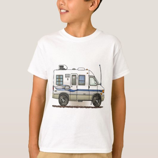 RialtaのWinnebagoのキャンピングカーRV Tシャツ (正面)