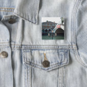 Rialto橋、ベニス 缶バッジ (インサイチュ)