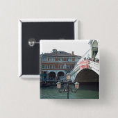 Rialto橋、ベニス 缶バッジ (正面&裏面)