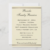 Rialto橋Iのベニス、イタリアの家族会 招待状 (裏面)