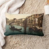 Rialto橋I、ベニス、イタリア ランバークッション (ブランケット)