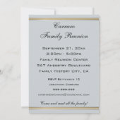 Rialto橋IIのベニス、イタリアの家族会 招待状 (裏面)