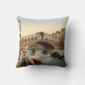 Rialto橋II、ベニス、イタリア クッション (裏面)