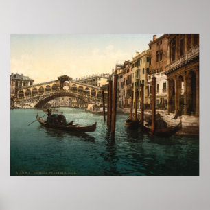 Rialto Bridge I，ヴェネツィア，イタリアのアーカイブプリント ポスター