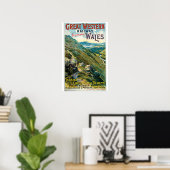Rialway Wales Vintage Travel Poster ポスター (ホームオフィス)