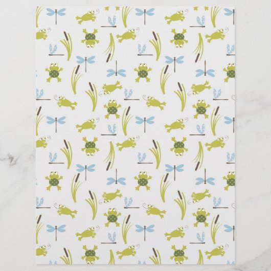 Ribbitスクラップブック紙両面 (正面)