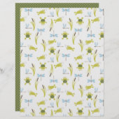 Ribbitスクラップブック紙両面 (正面/裏面)