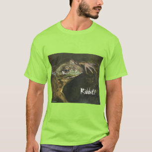 Ribbit!  大きいカエル! tシャツ
