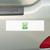 Ribbit Ribbit バンパーステッカー (車上)
