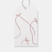 Ribbon Bows & Heart Balloons – Valentine’s Day ギフトタグ (裏面)